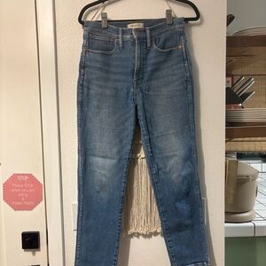 Madewell Women's Straight Leg Jeans - Blue